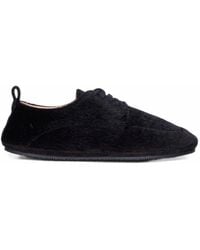 Mirial - Faux-Fur Lace-Up Sneakers - Lyst