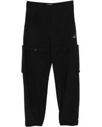 MSGM - Hose mit Logo-Patch - Lyst