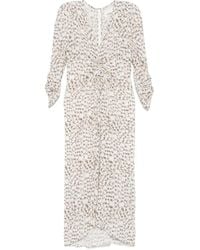 Isabel Marant - Albini Silk Midi Dress - Lyst