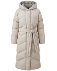 Moorer - Belted Hooded Puffer Coat - Lyst