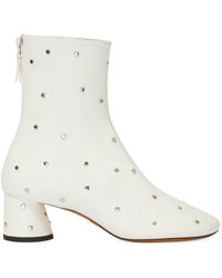 Proenza Schouler - Glove Embellished Ankle Boots - Lyst