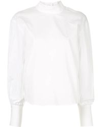 Calvin Klein Oberteil mit langen Ärmeln - Weiß