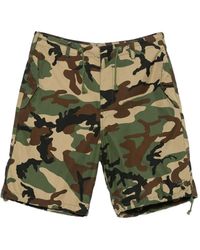 Stussy - Surplus Shorts Mit Camouflage-Print - Lyst