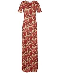 Rabanne - Paisley-Print Maxi Dress - Lyst