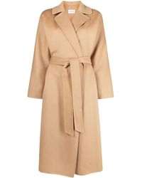 P.A.R.O.S.H. - Mantel Mit Gürtel - Lyst