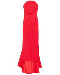 Solace London - Citra Belted Fishtail Maxi Dress - Lyst