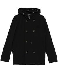 Montecore - Double-Breasted Hooded Jacket - Lyst