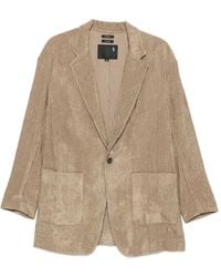 R13 - Blazer Oversize À Simple Boutonnage En Velours Côtelé - Lyst
