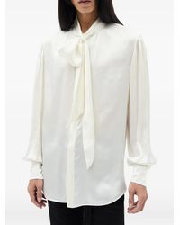 Ann Demeulemeester - Runo Bow-Tie Shirt - Lyst