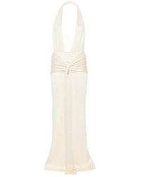 AYA MUSE - Sereia Knotted-Waist Maxi Dress - Lyst