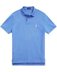 Polo Ralph Lauren - | Polo in cotone con logo ricamato | male | BLU | XL - Lyst