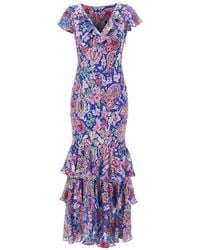 RIXO London - Robe Amelle À Volants Superposés - Lyst