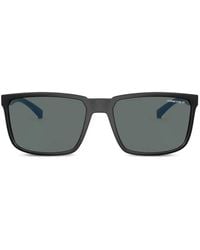 Arnette - Stripe Rectangle-Frame Sunglasses - Lyst
