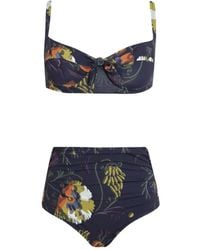 Brigitte Bardot - Bikini Mit Blumen-Print - Lyst