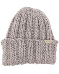 Woolrich - Grob Gestrickte Mütze - Lyst