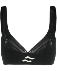 Ssheena - Top corto con cuello en V - Lyst