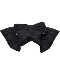 Carolina Herrera - Off-Shoulder Silk Cropped Top - Lyst