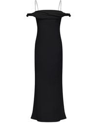 12 STOREEZ - Toscana Draped-Neck Dress - Lyst
