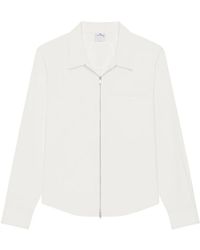 Courreges - Popeline-Hemd Mit Reißverschluss - Lyst