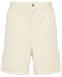 3.PARADIS - Stud-Embellished Cotton Bermuda Shorts - Lyst