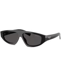 Prada - Geometric-Frame Sunglasses - Lyst
