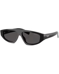 Prada - Geometric-Frame Sunglasses - Lyst