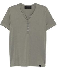 Patrizia Pepe - Henley T-Shirt - Lyst