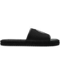 Dolce & Gabbana - Logo-Appliqué Braided Sandals - Lyst