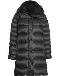 Burberry Down-filled Hooded Puffer Coat - Black
