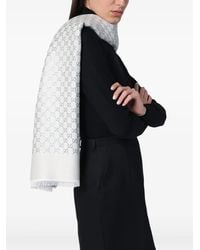 Gucci - Sjaal Met Gg-Jacquard - Lyst
