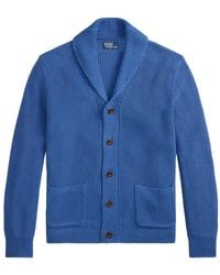 Polo Ralph Lauren - Cotton Shawl-Collar Cardigan - Lyst