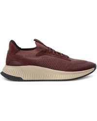 BOSS - Ttnm Evo Panelled Sneakers - Lyst