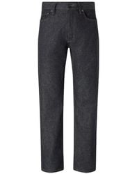 ZEGNA - Stretch Cotton And Cashmere Roccia Jeans - Lyst