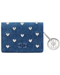 Ganni - Heart-Motif Wallet - Lyst