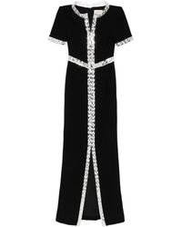 Jean Louis Sabaji - Crêpe Maxi Dress - Lyst