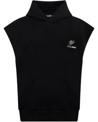 Philipp Plein - Logo-Detail Sleeveless Hoodie - Lyst