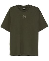 44 Label Group - Logo-Embroidered Cotton T-Shirt - Lyst