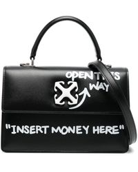Off-White c/o Virgil Abloh - Jitney 1.4 Leather Tote Bag - Lyst