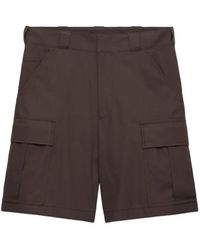 Prada - Cotton Bermudas - Lyst