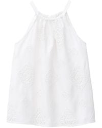 Ba&sh - Maxi Diamond-Embroidered Halterneck Top - Lyst