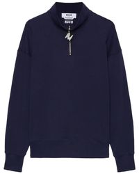 MSGM - ハイネック スウェットシャツ - Lyst