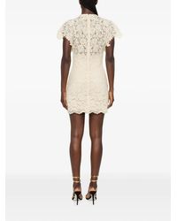de la vali lola structured twill mini dress Lola Mini Dress in Ivory & Red Flor De Amor