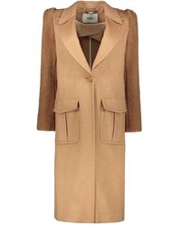Fendi - Camelwool Coat - Lyst