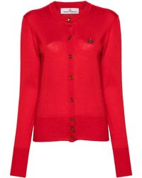 Vivienne Westwood - Bea Lightweight Cotton Blend Cardigan Clothing - Lyst