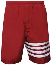 Thom Browne - 4-Bar Ripstop Track Shorts - Lyst