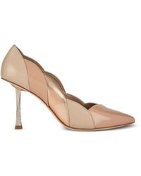 Kat Maconie - Divina Crystal-Embellished Scalloped Pumps - Lyst