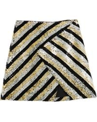 MITILIANE COUTURE - Sequin-Embellishment Striped Skirt - Lyst
