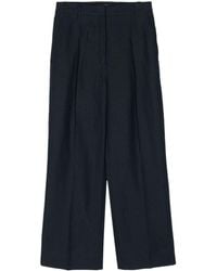 N.Peal Cashmere - Florence Linen Palazzo Pants - Lyst