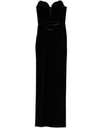 Cristallini - Vivienne Sweetheart Velvet Maxi Dress - Lyst