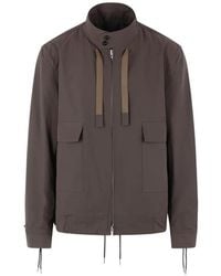 Sacai - Full-Zip Drawstring Jacket - Lyst